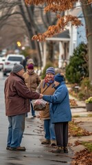 Neighbors Helping Each Other with Fraternity and Camaraderie