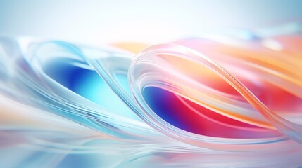 Vibrant Flowing Colors Wave Design