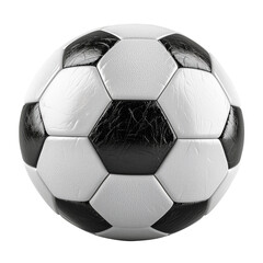 Obraz premium Realistic soccer ball isolated on transparent background