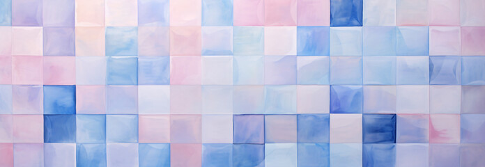 an abstract gradient paint background in pink, blue and orange, in the style of woven color planes, light-infused paintings