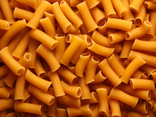 Illustration top view background with raw pasta