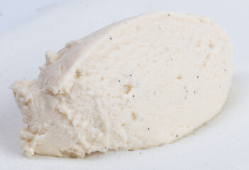 Obraz na płótnie Canvas Close up of a cream cheese