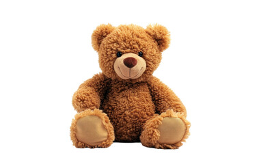 Adorable Teddy Bear isolated on transparent Background