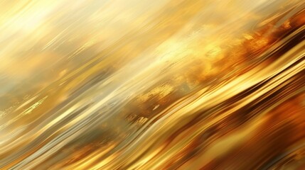 Gold abstract background with soft golden and amber hues blending together. Copy space. Concept of digital painting, luxury background, rich art