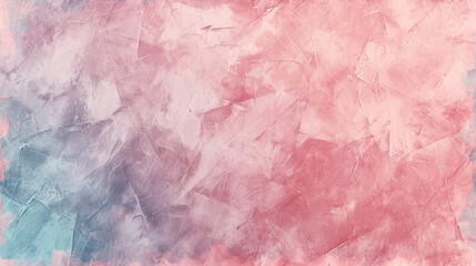 a painting of a pink and blue background with a pink rectangle at the bottom of the picture and a blue rectangle at the bottom of the image on the bottom of the picture.