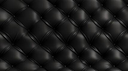 Black Buttoned luxury leather pattern with diamonds and gemstones. Useful as a luxury pattern