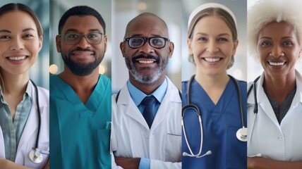 banner images of healthcare executives, emphasizing their dedication and hard work in the healthcare sector for Healthcare Executives Appreciation Week - obrazy, fototapety, plakaty