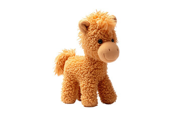 Sweet Teddy Horse isolated on transparent Background