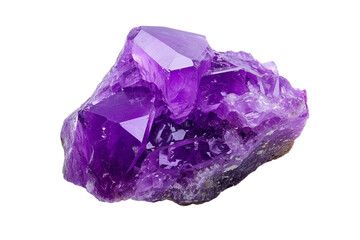 Saptarian Purple Gemstone on Transparent Background