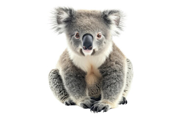 Adorable Teddy Koala isolated on transparent Background