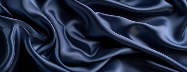 Obraz premium Close Up View of Blue Fabric