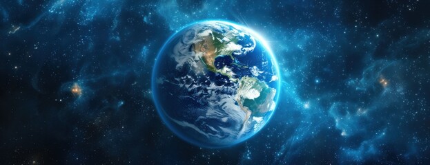 Obraz na płótnie Canvas Earth as Seen From Space