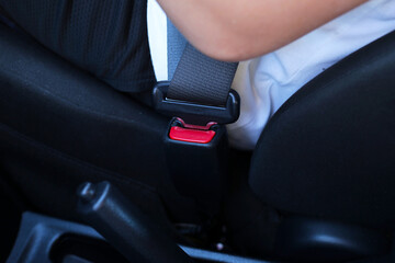 Seat belt of the car