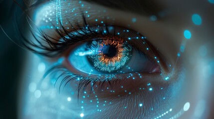 Eye scanning, biometric recognition, future identification technologies