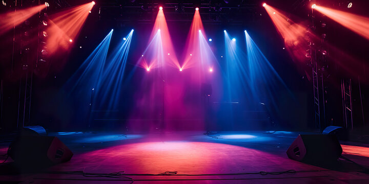 Event stage light background with spotlight