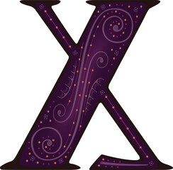 Initial letters X .Alphabet.