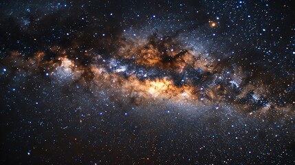 Galactic Arch in Night Sky - obrazy, fototapety, plakaty