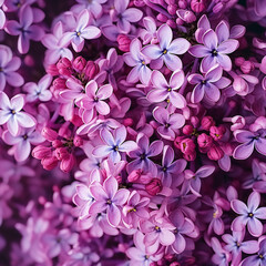 Naklejka na ściany i meble A Beautiful purple background from lilac flowers.
