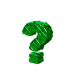 The green unpolished symbol turned to the left