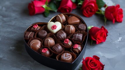 Valentines Chocolate Present