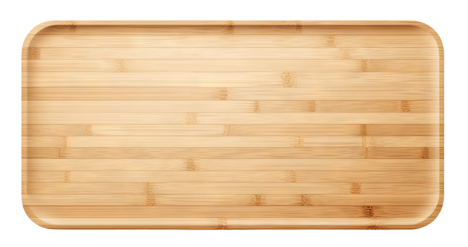 Bamboo sign plate cut out