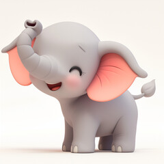 3d elephant