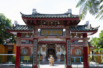 Temple in Hoi An Old Town, Vietnam.