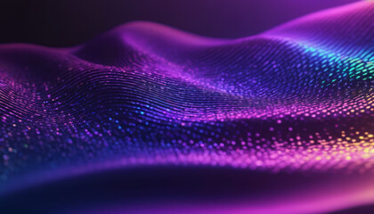 Abstract Visual with Flowing Wave-like Patterns
