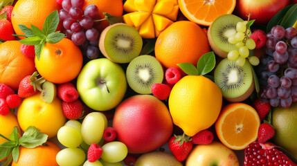Naklejka na ściany i meble fruit and vegetable