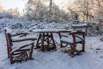 Naklejka premium Winterpause