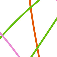 Green pink red graphic lines decorative 