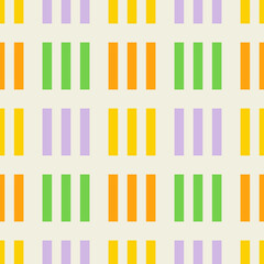 Essential geometric printable seamless pattern with abstract Minimal elegant line form stroke shapes in vibrant colors. Modern simple background in minimalist mid century style vector wall art