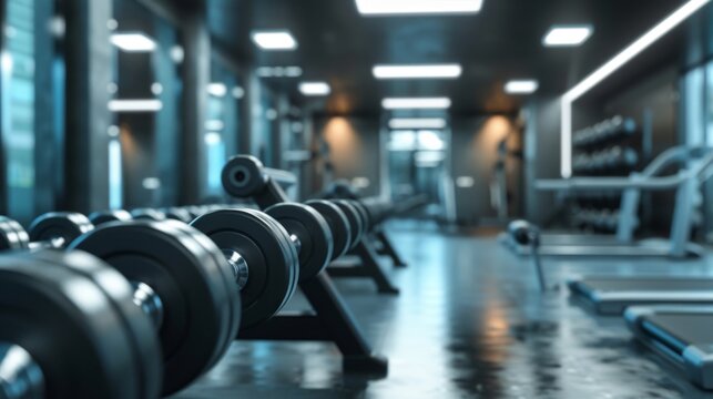 gym weights, training and training space generative ai