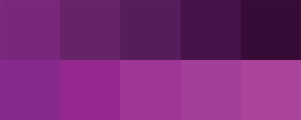 Purple color palette vector illustration
