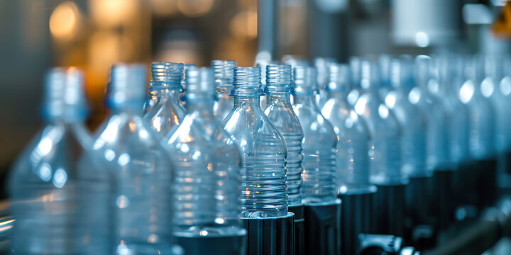 PET plastic bottle preforms before blow molding