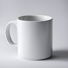 empty white cup
