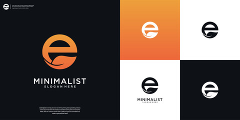 Letter E logo design inspiration.