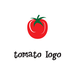 Tomato logo template is unique, fresh and simple