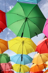 colorful umbrella background