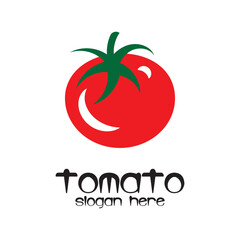 Tomato logo template is unique, fresh and simple