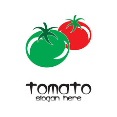 Tomato logo template is unique, fresh and simple