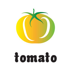 Tomato logo template is unique, fresh and simple