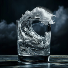 Storm in a glass of water