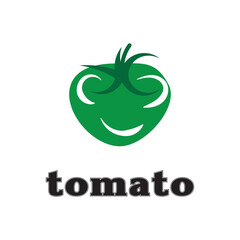 Tomato logo template is unique, fresh and simple