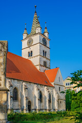 The evangelical lutheran church in Sebeș, Alba county, Transylvania, Romania - 728890572