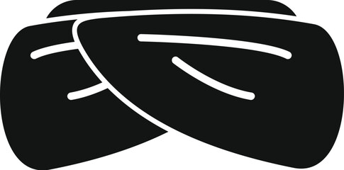 Muslim turban icon simple vector. Ethnic religion accessories. Man head headgear