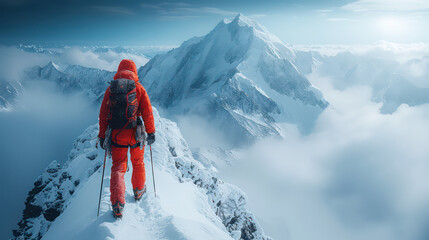 mountain, climb, help, climber, rock