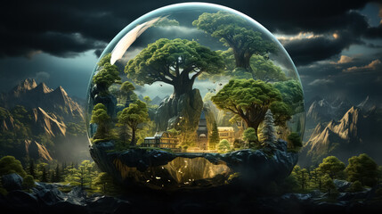 World environment and earth day concept