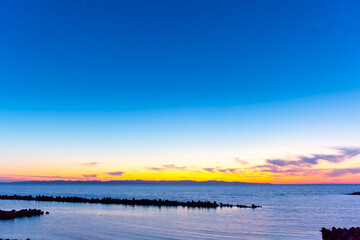 Obraz premium サンセット 日本海 