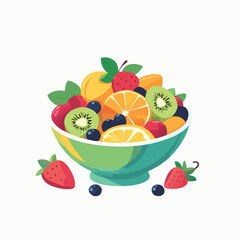 fruit salad in a bowl